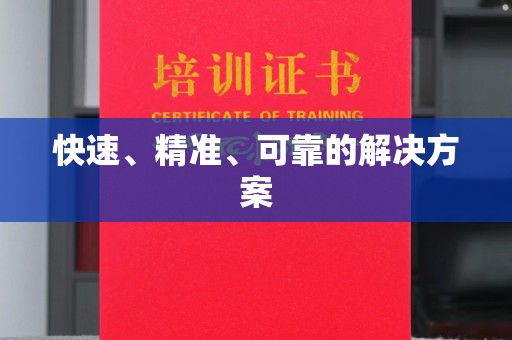 宏伟快速、精准、可靠的解决方案