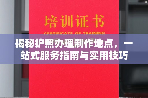 宏伟揭秘护照办理制作地点，一站式服务指南与实用技巧