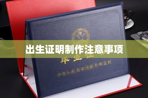 宏伟出生证明制作注意事项